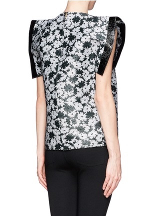 Back View - Click To Enlarge - TOGA ARCHIVES - Floral jacquard top