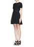 Figure View - Click To Enlarge - ELIZABETH AND JAMES - Andi sheer insert dress 