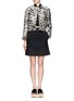 Figure View - Click To Enlarge - STELLA MCCARTNEY - Rose embroidery skirt