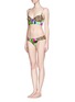 Figure View - Click To Enlarge - MARA HOFFMAN - 'Jaguar' cutout back bikini bralet