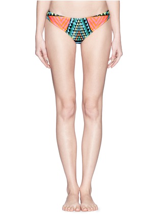 Main View - Click To Enlarge - MARA HOFFMAN - Geometric tribal print bikini bottoms