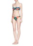 Figure View - Click To Enlarge - MARA HOFFMAN - Geometric tribal print bikini bottoms