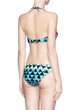 Back View - Click To Enlarge - MARA HOFFMAN - Geometric tribal print bikini top