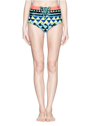Main View - Click To Enlarge - MARA HOFFMAN - Cutout high waist bikini bottoms