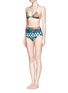 Figure View - Click To Enlarge - MARA HOFFMAN - Cutout high waist bikini bottoms