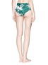 Back View - Click To Enlarge - MARA HOFFMAN - 'Harvest' reversible lace up high waist bikini bottoms