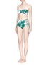 Figure View - Click To Enlarge - MARA HOFFMAN - 'Harvest' reversible lace up high waist bikini bottoms