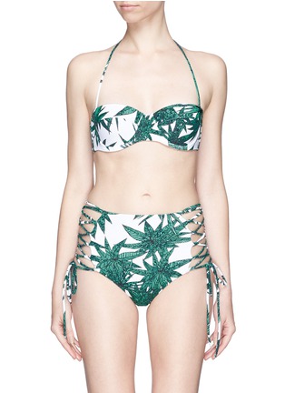 Main View - Click To Enlarge - MARA HOFFMAN - 'Harvest' underwired bandeau bikini top