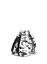 Figure View - Click To Enlarge - PROENZA SCHOULER - Feather print medium leather bucket bag
