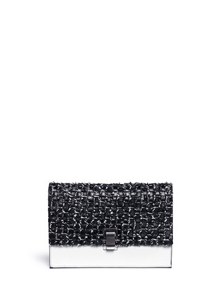 Main View - Click To Enlarge - PROENZA SCHOULER - Interwoven leather small lunch bag