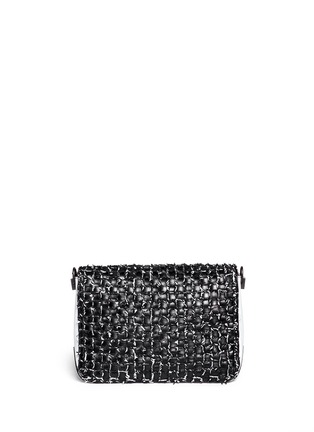 Back View - Click To Enlarge - PROENZA SCHOULER - 'PS Courier' small interwoven leather bag
