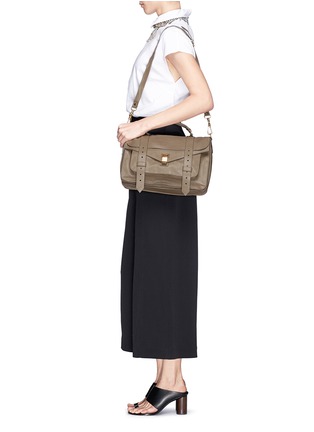 Figure View - Click To Enlarge - PROENZA SCHOULER - 'PS1' medium leather satchel