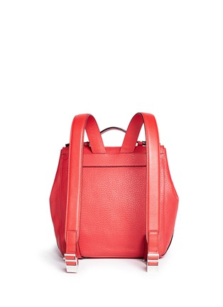 Back View - Click To Enlarge - PROENZA SCHOULER - 'Courier' small pebbled leather backpack