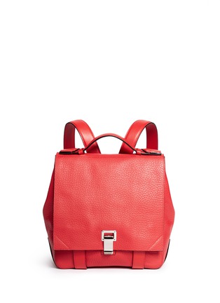 Main View - Click To Enlarge - PROENZA SCHOULER - 'Courier' small pebbled leather backpack
