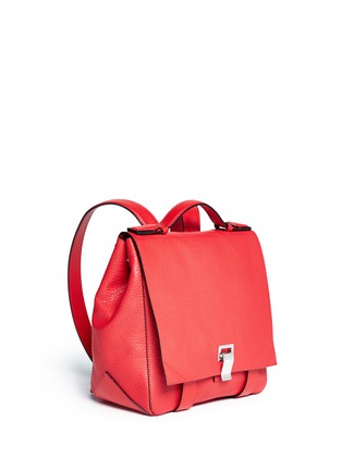 Figure View - Click To Enlarge - PROENZA SCHOULER - 'Courier' small pebbled leather backpack
