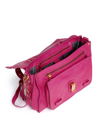 Detail View - Click To Enlarge - PROENZA SCHOULER - 'PS1' medium leather satchel