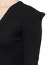 Detail View - Click To Enlarge - MC Q - Ruffle hem wool knit dress