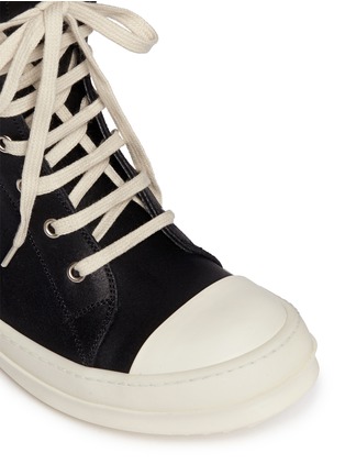 Detail View - Click To Enlarge - RICK OWENS  - High top sneakers