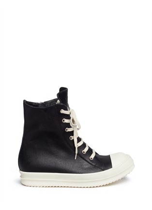 Main View - Click To Enlarge - RICK OWENS  - High top sneakers