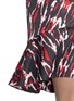 Detail View - Click To Enlarge - MC Q - Pixel leopard print trumpet skirt