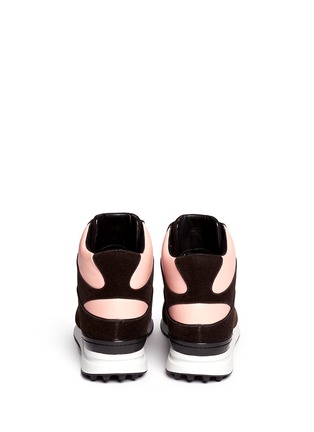 Back View - Click To Enlarge - 3.1 PHILLIP LIM - 'Trance' felt trim leather sneakers