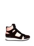 Main View - Click To Enlarge - 3.1 PHILLIP LIM - 'Trance' felt trim leather sneakers
