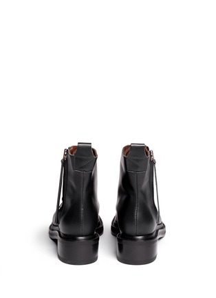 Back View - Click To Enlarge - ACNE STUDIOS - 'Linden' leather ankle boots