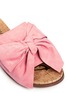 Detail View - Click To Enlarge - SAM EDELMAN - 'Henna' suede bow cork slide sandals