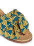 Detail View - Click To Enlarge - SAM EDELMAN - 'Henna' woven bow cork slide sandals