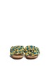 Front View - Click To Enlarge - SAM EDELMAN - 'Henna' woven bow cork slide sandals