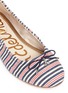 Detail View - Click To Enlarge - SAM EDELMAN - 'Felicia' stripe ballet flats