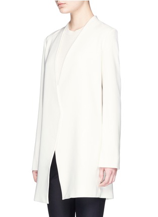 Front View - Click To Enlarge - THEORY - 'Winola' collarless crepe blazer