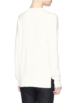 Back View - Click To Enlarge - THEORY - 'Karenia R' high low hem sweater