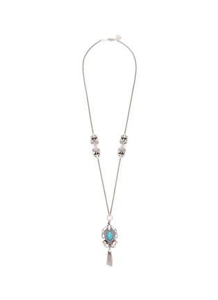 Main View - Click To Enlarge - ANTON HEUNIS - Swarovski crystal filigree chandelier necklace