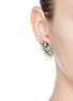 Figure View - Click To Enlarge - ANTON HEUNIS - Swarovski crystal fan earrings