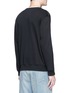 Back View - Click To Enlarge - 3.1 PHILLIP LIM - Zip sleeve cotton sweatshirt