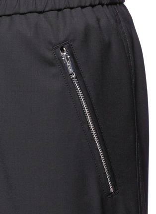 Detail View - Click To Enlarge - 3.1 PHILLIP LIM - Quilted cropped wool jogging pants
