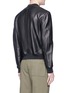 Back View - Click To Enlarge - 3.1 PHILLIP LIM - Slim fit lambskin leather bomber jacket