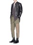 Figure View - Click To Enlarge - 3.1 PHILLIP LIM - Slim fit lambskin leather bomber jacket