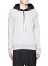 Main View - Click To Enlarge - 3.1 PHILLIP LIM - Zip sleeve cotton hoodie