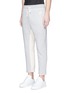 Front View - Click To Enlarge - 3.1 PHILLIP LIM - Raw cuff cropped cotton jogging pants