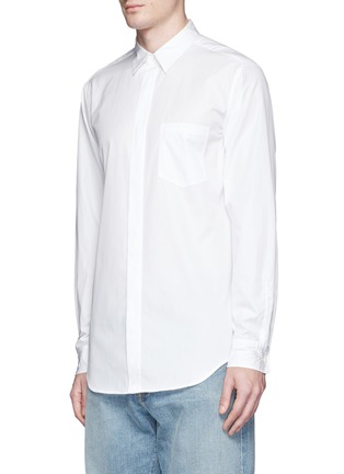 Front View - Click To Enlarge - 3.1 PHILLIP LIM - Quilted cuff cotton shirt
