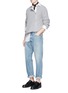 Figure View - Click To Enlarge - 3.1 PHILLIP LIM - Quilted cuff cotton shirt