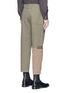Back View - Click To Enlarge - 3.1 PHILLIP LIM - Zip cuff patchwork canvas flight pants