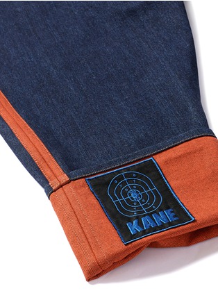  - CHRISTOPHER KANE - 'Law and Order' patch drop crotch jeans