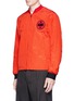 Front View - Click To Enlarge - CHRISTOPHER KANE - 'Law and Order' patch bomber jacket