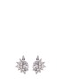 Main View - Click To Enlarge - CZ BY KENNETH JAY LANE - Cubic zirconia cluster clip earrings