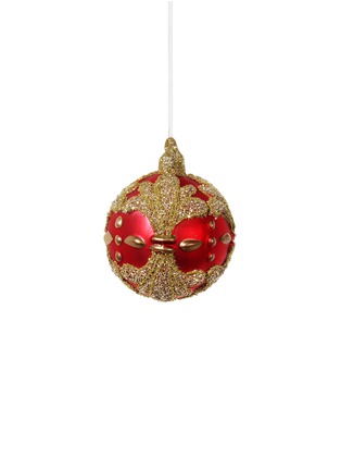 Main View - Click To Enlarge - SHISHI - Glitter leaf matte Christmas ornament