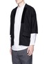 Front View - Click To Enlarge - WOOSTER + LARDINI - Cashmere kimono jacket