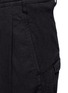 Detail View - Click To Enlarge - THE VIRIDI-ANNE - Poplin cuff pleated twill pants